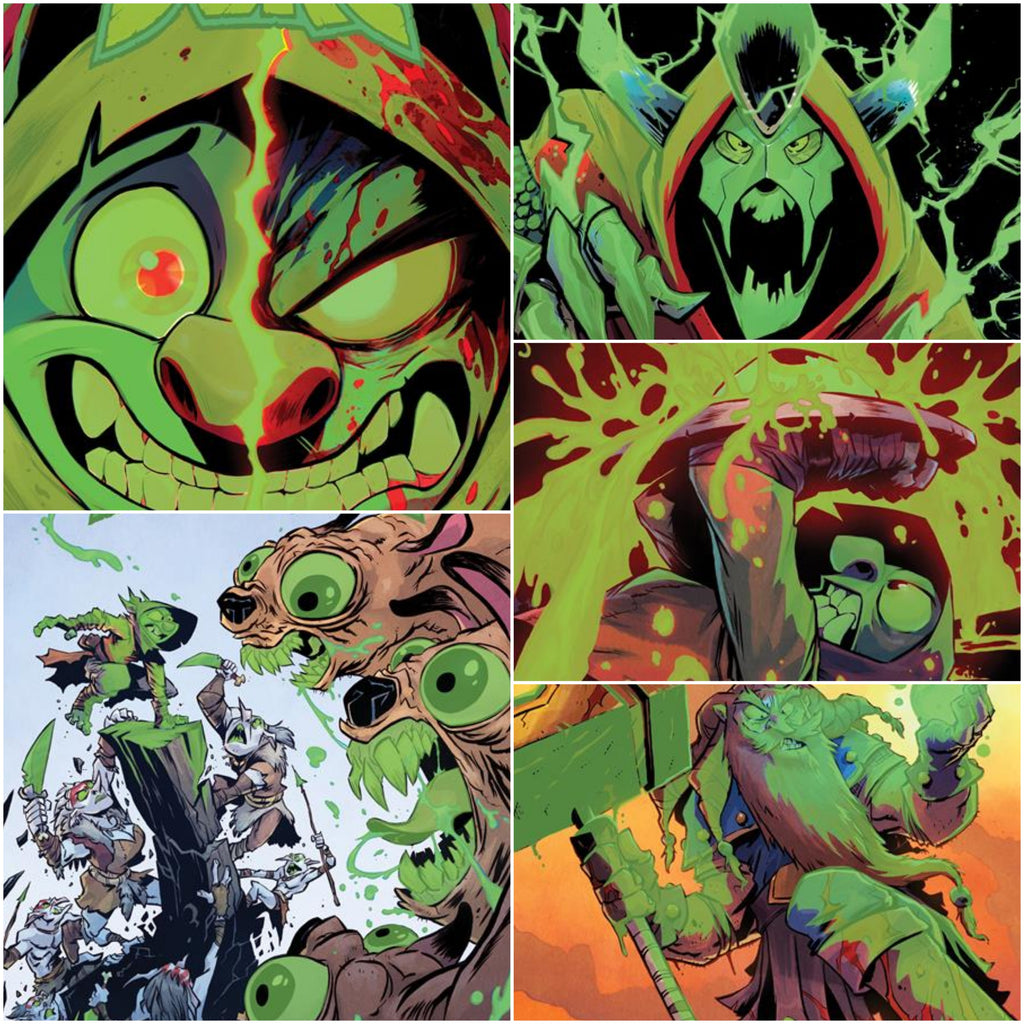 D'Orc Glow in the Dorc Variant Cover Bundle Issues 1-5 (Pre-Order 25/11)