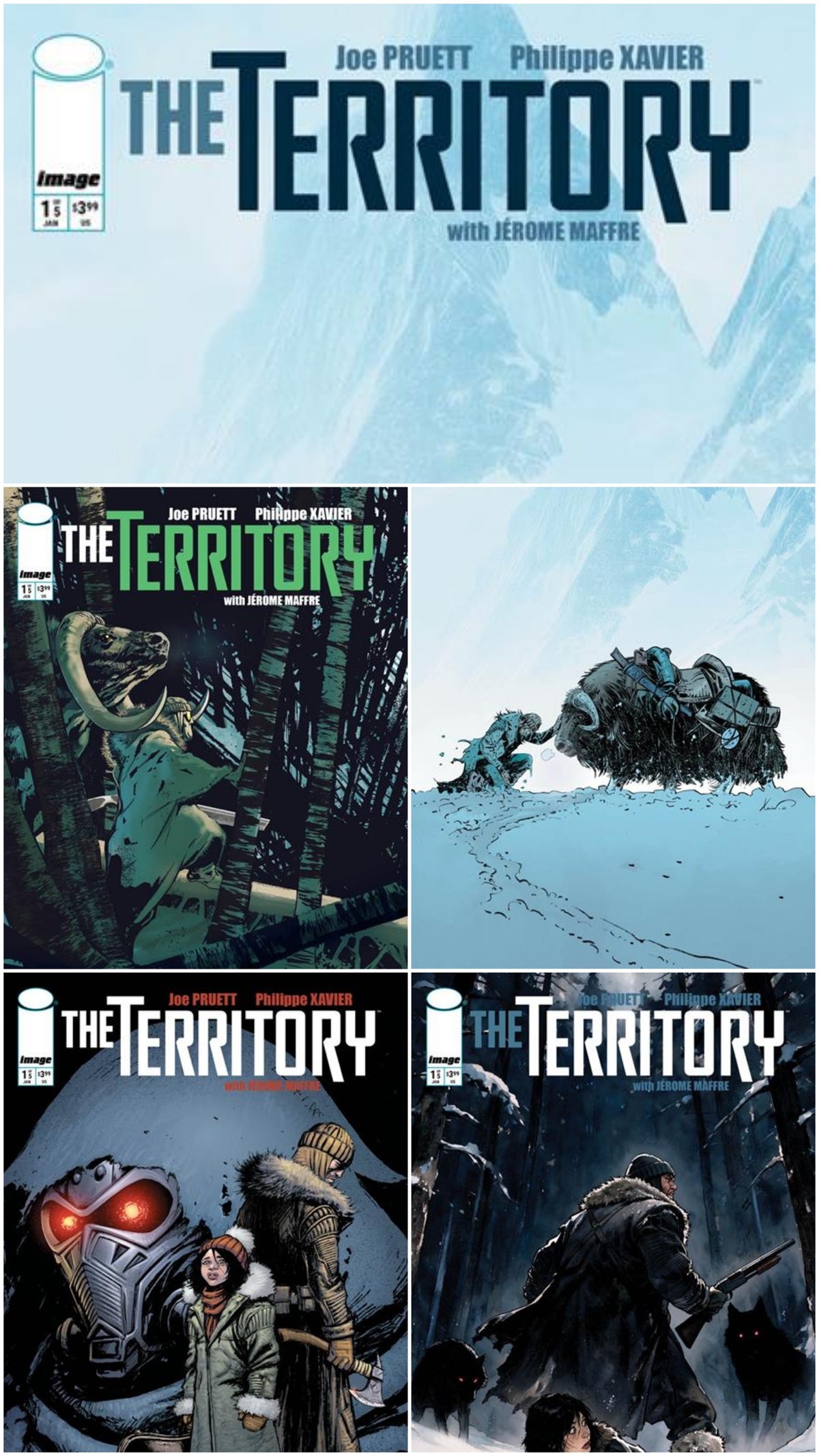 The Territory #1 Cover A-F Set (Pre-Order 06/01)