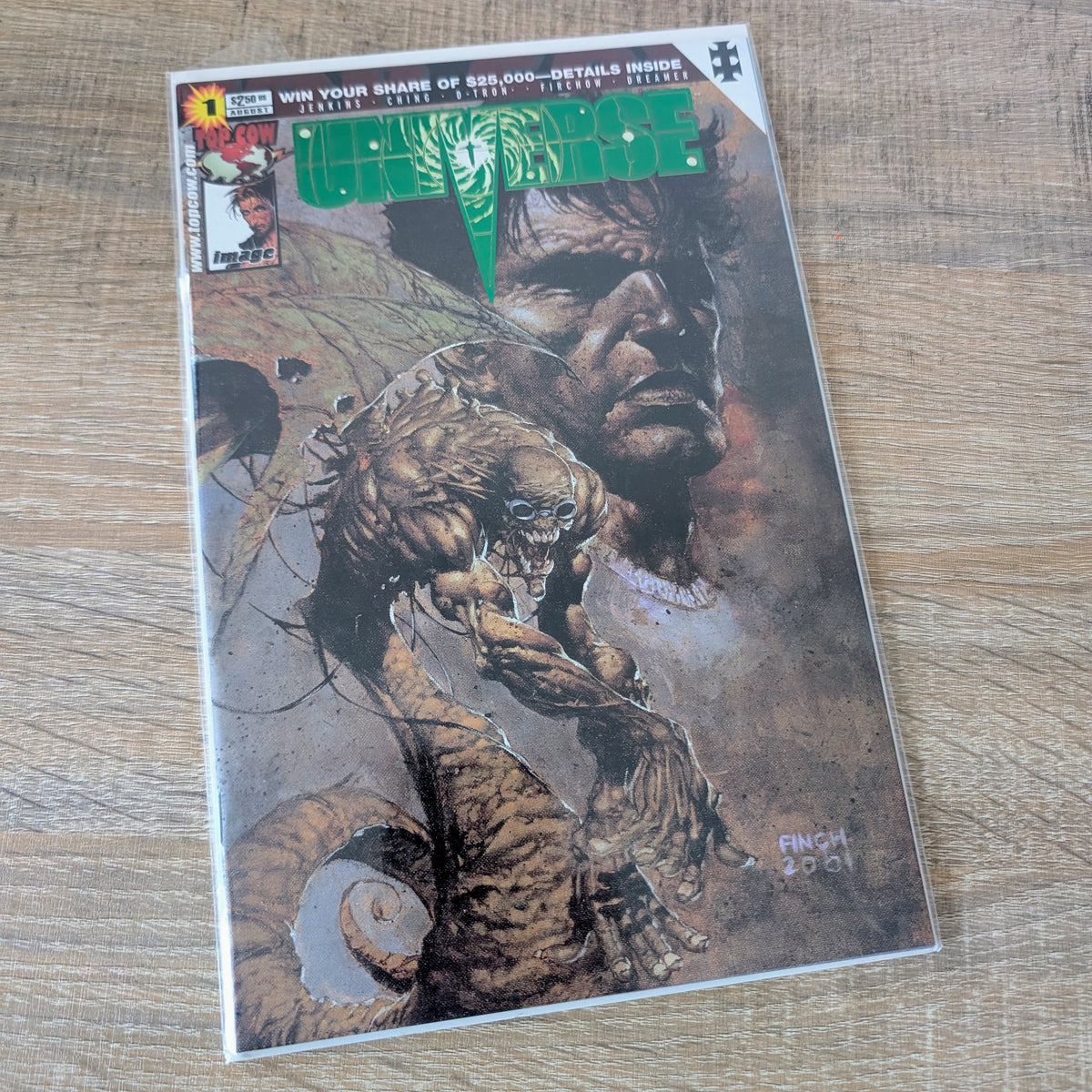 Universe #1 Green Foil David Finch Variant by Paul Jenkins