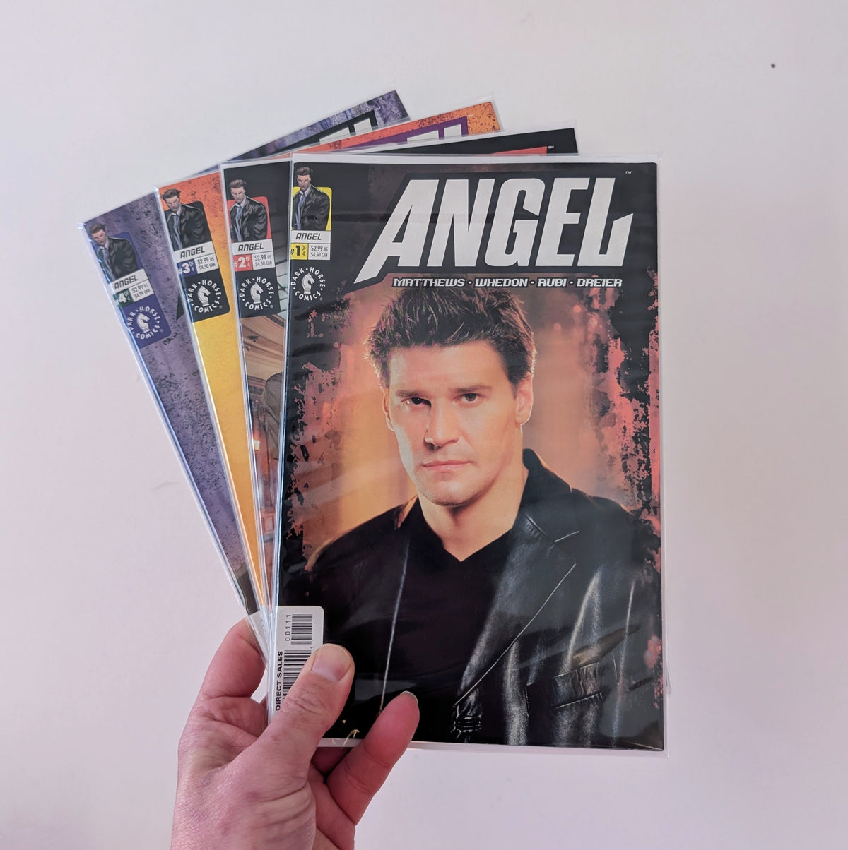 Angel (2001) Complete Run of Issues 1-4 Photo Cover Set