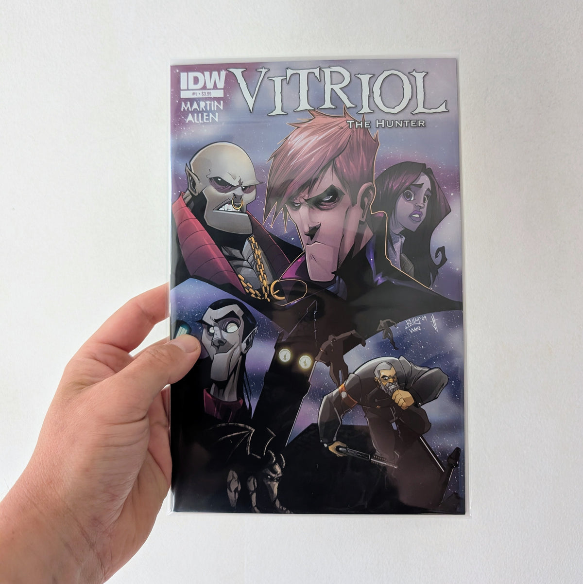 Vitriol The Hunter Issue 1 Cover A by Billy Martin & Brent Allen