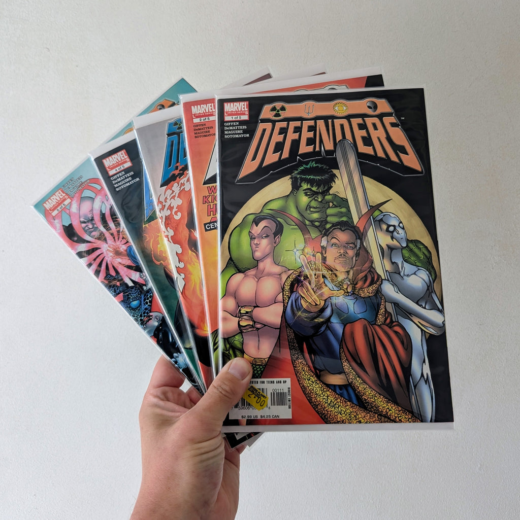 Marvel Defenders Full Run of Issues 1-5