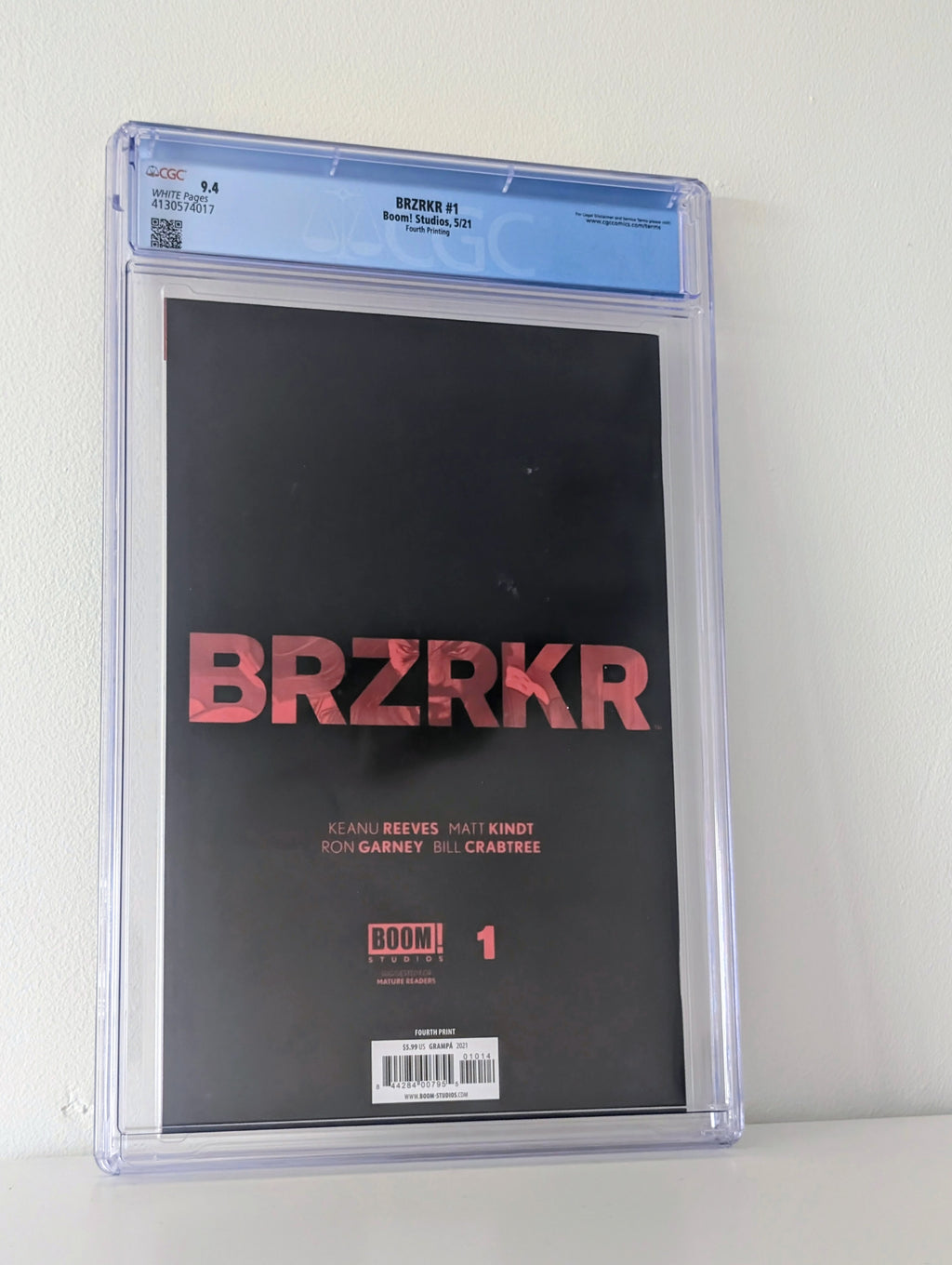 BRZRKR #1 Grampa Foil Variant CGC 9.4