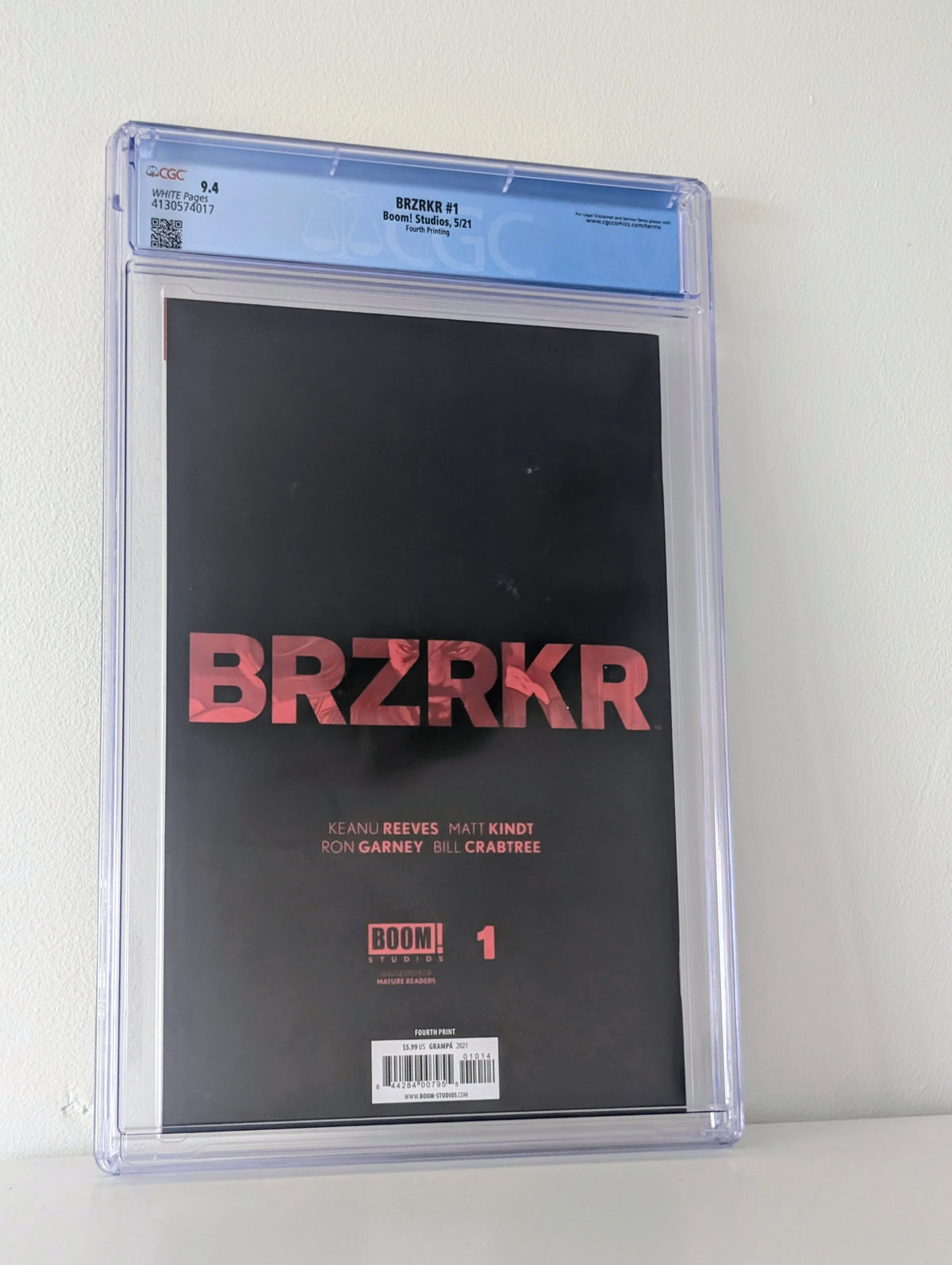 BRZRKR #1 Grampa Foil Variant CGC 9.4