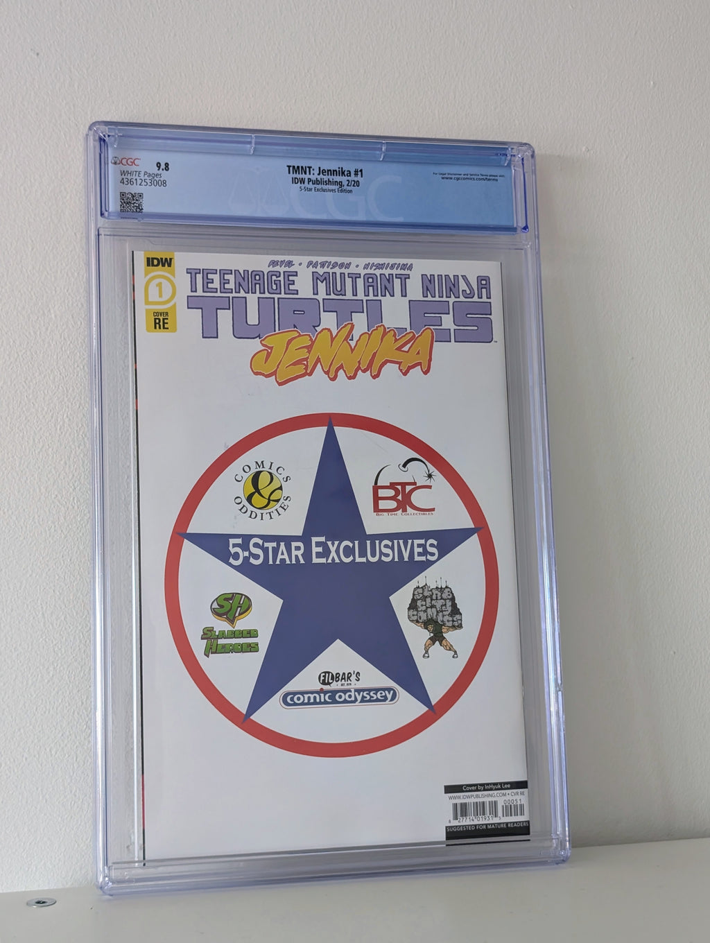 TMNT: Jennika #1 InHyuk Lee Virgin Variant CGC 9.8