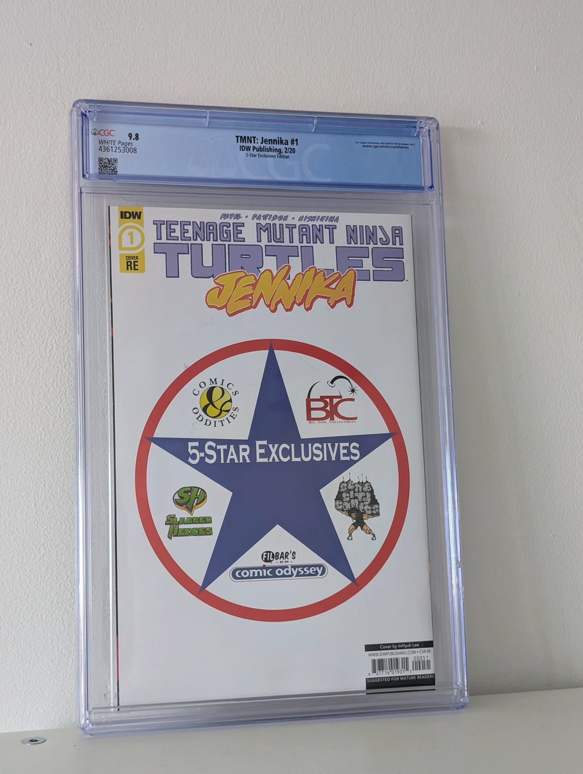 TMNT: Jennika #1 InHyuk Lee Virgin Variant CGC 9.8