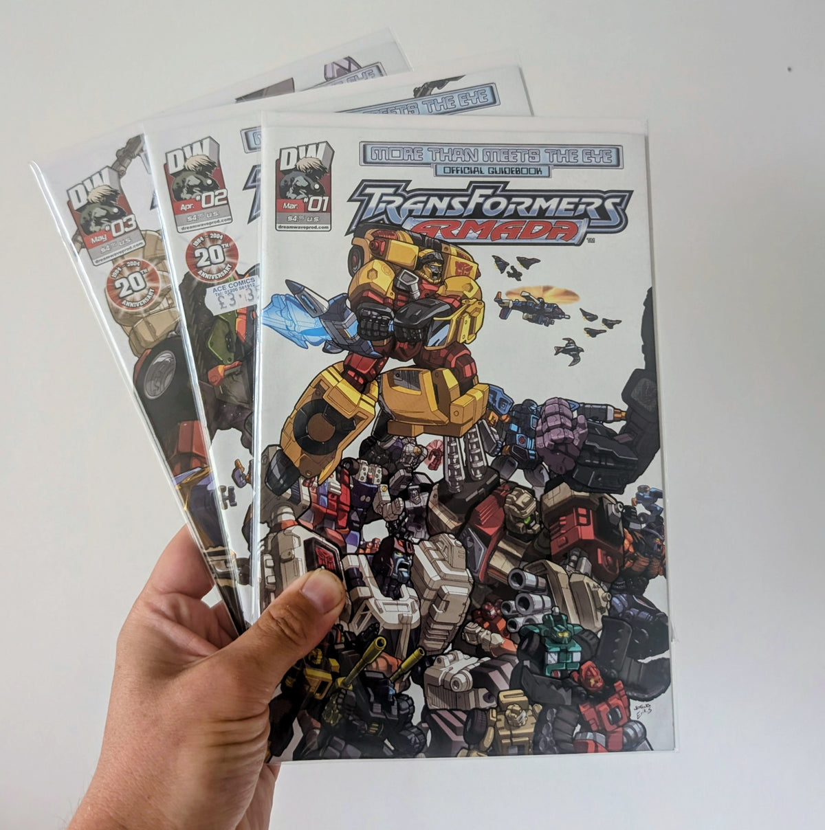 Transformers Armada Official Guidebook Issues #1-3