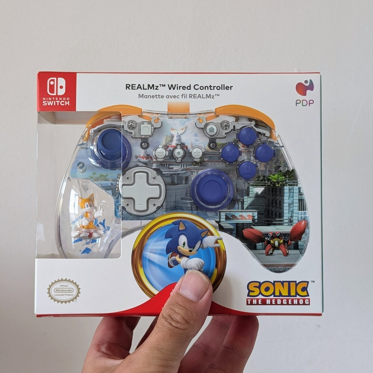 PDP REALMz Tails from Sonic The Hedgehog Wired Nintendo Switch Controller