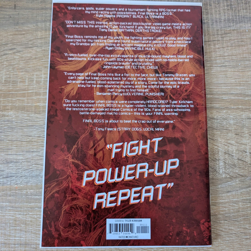 Final Boss Issue #1 Cover A First Printing by Tyler Kirkham