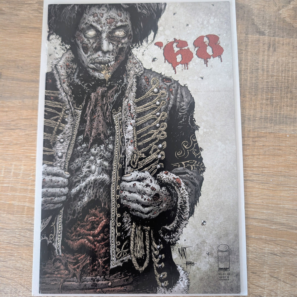 '68 Issue #2 Cover B Nat Jones Jimi Hendrix Variant