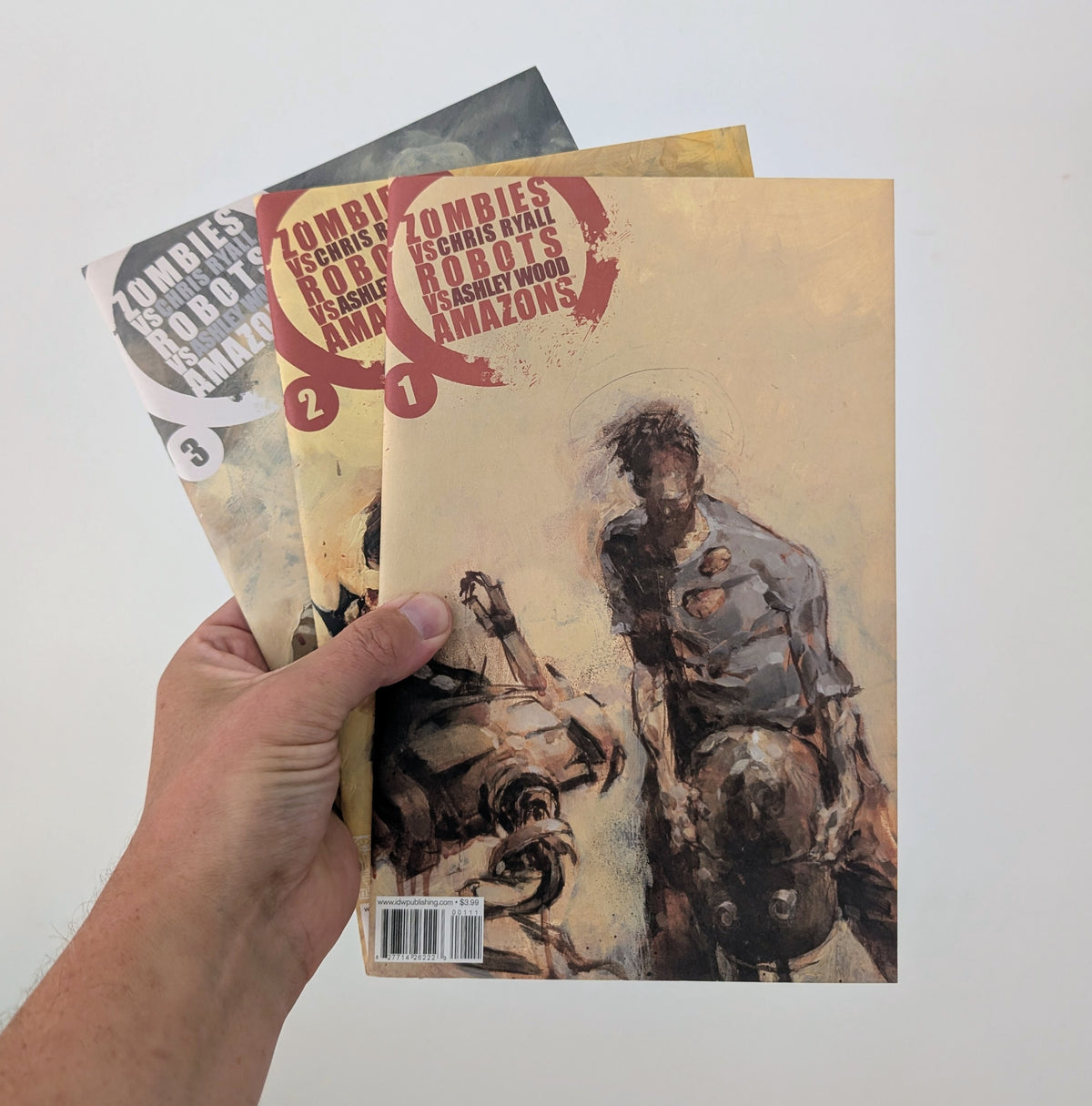 Zombies Vs Robots Vs Amazons Complete Full Run of Issues 1-3