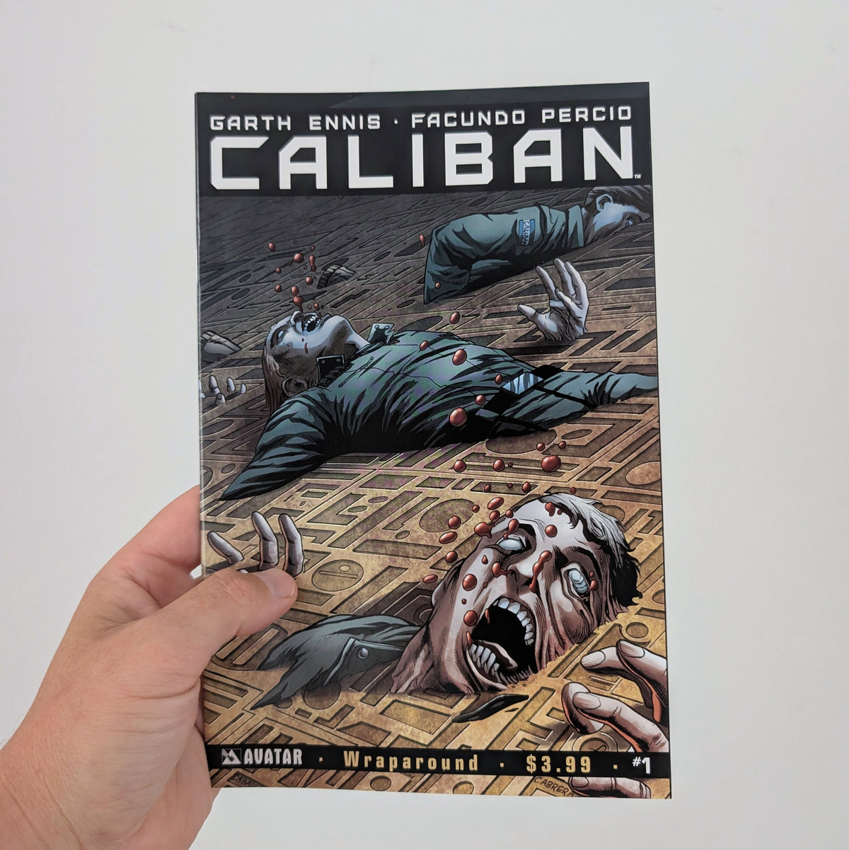 Caliban #1 Wraparound Variant by Garth Ennis