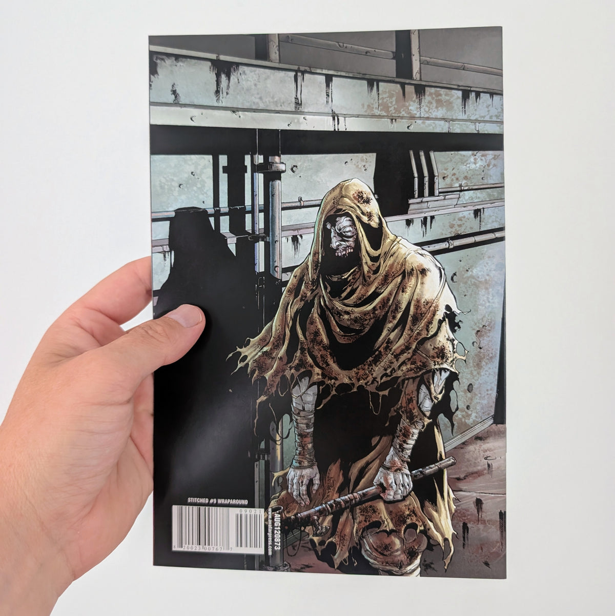 Stitched #9 Wraparound Cover by Garth Ennis