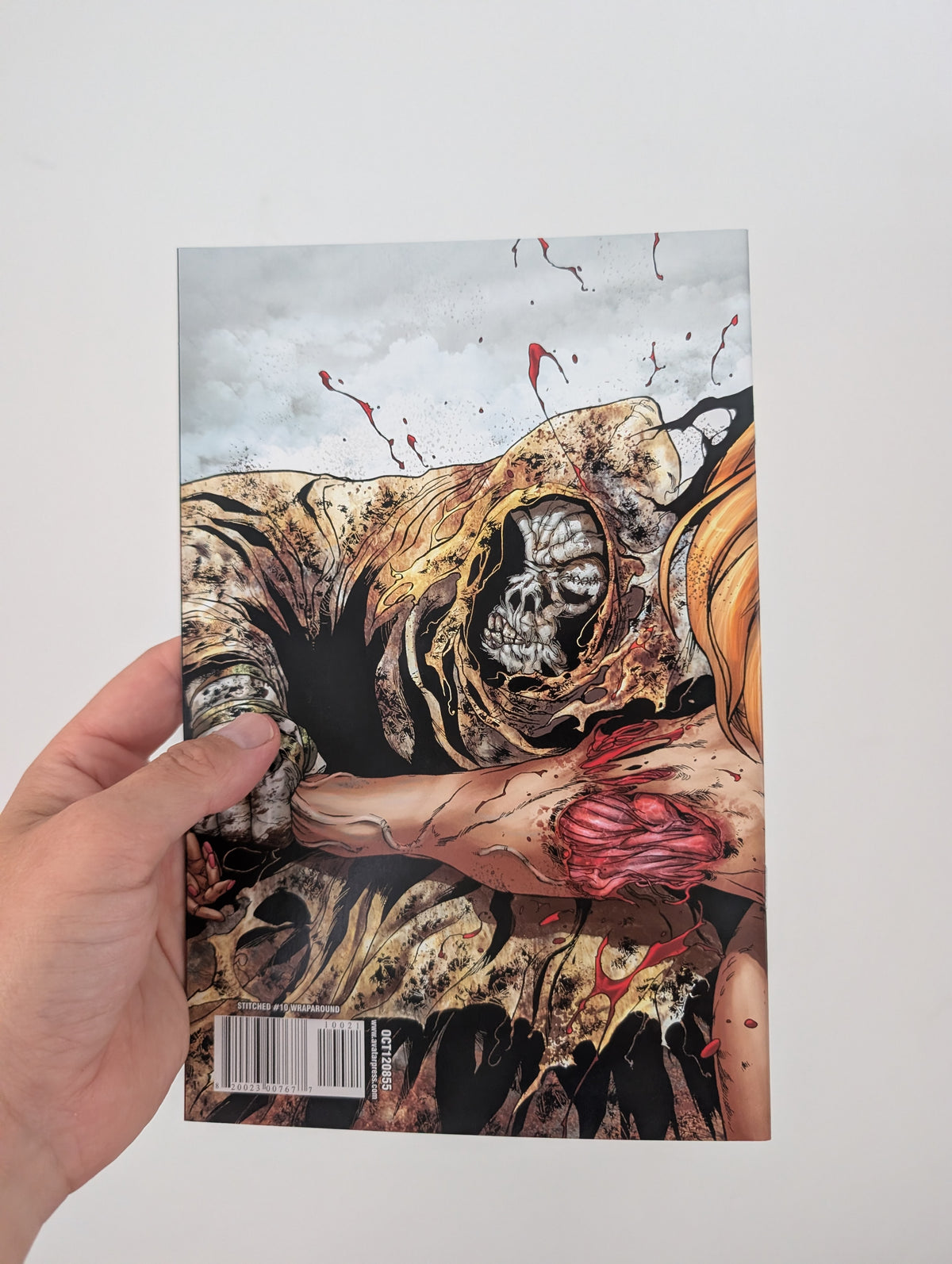 Stitched #10 Wraparound Cover by Garth Ennis