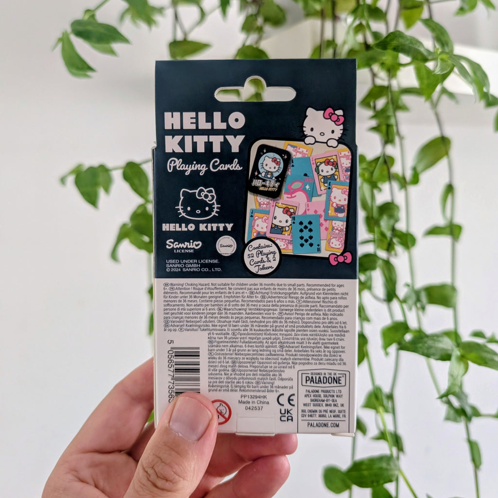 Hello Kitty Playing Cards in a Metal Tin