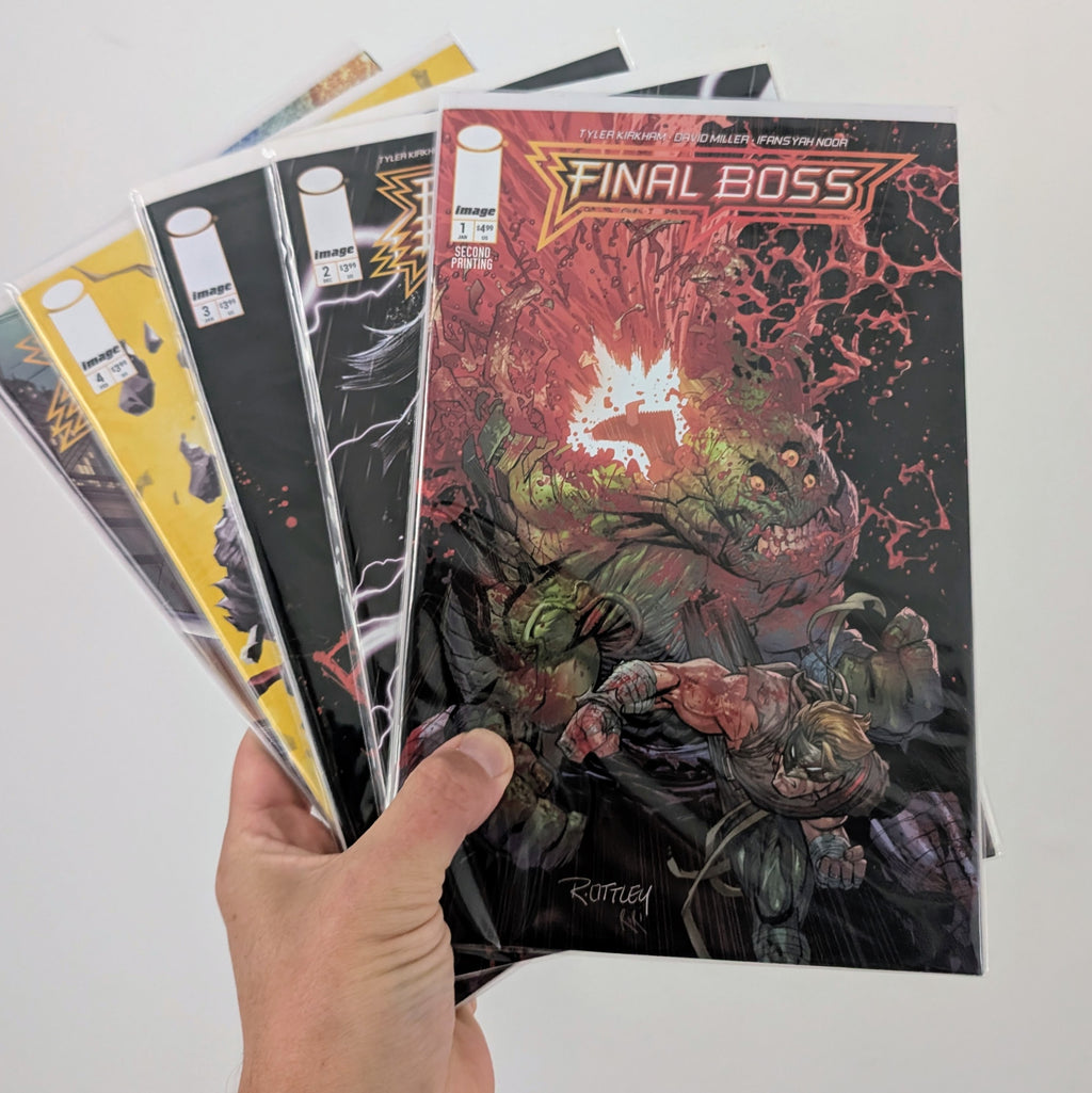 Final Boss Issues 1-5 Full 1st Story Arc by Tyler Kirkham
