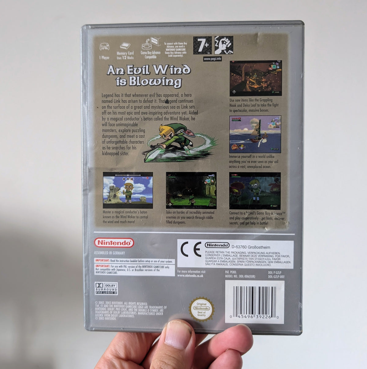 The Legend of Zelda: The Windwaker Nintendo Gamecube Game