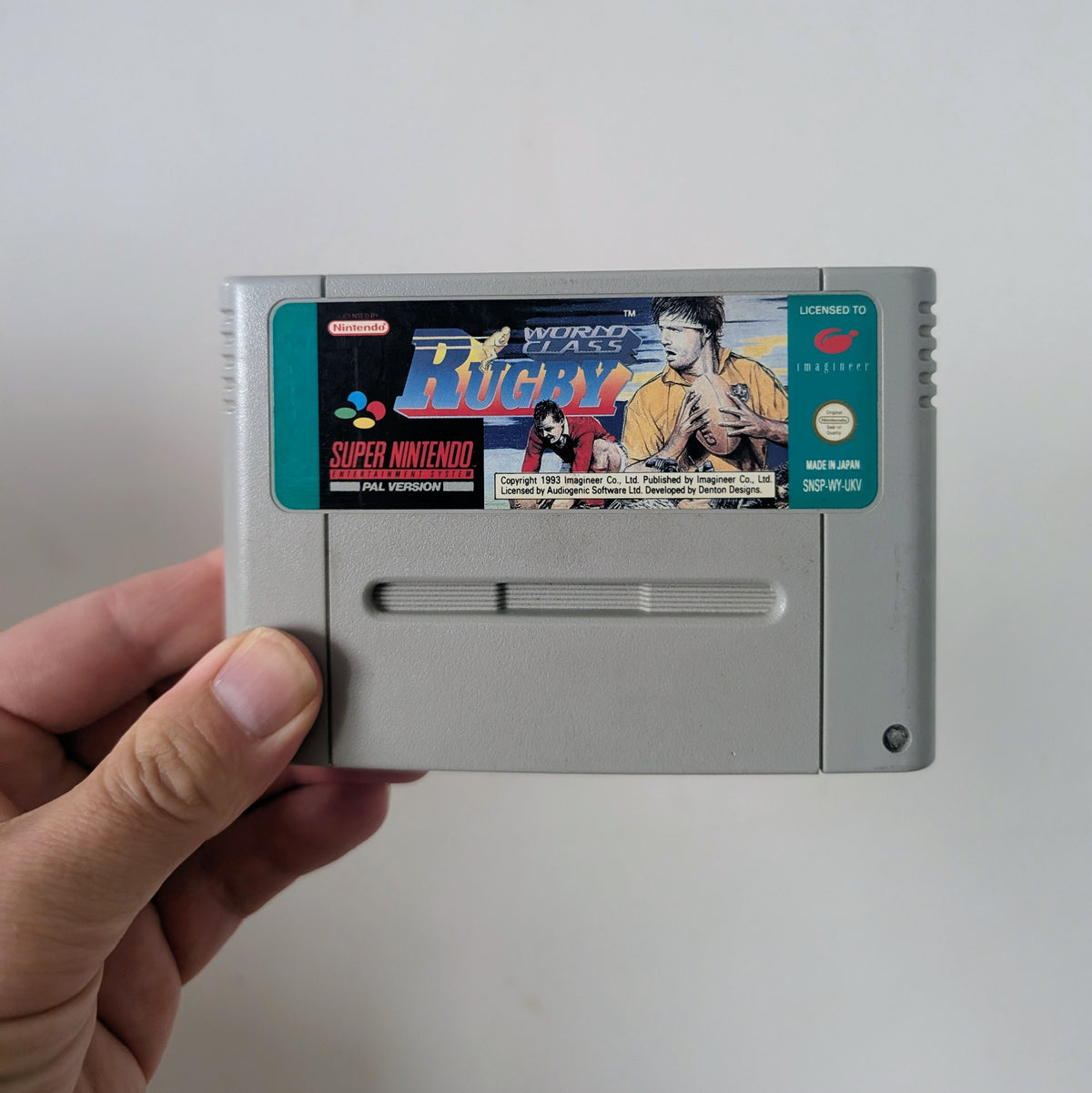 World Class Rugby SNES Game
