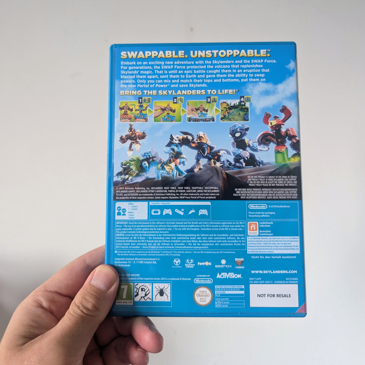 Skylanders Swap-Force Nintendo Wii U Game