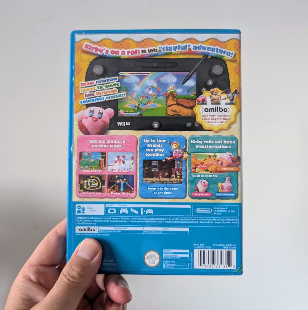 Kirby and the Rainbow Paintbrush Wii U Game