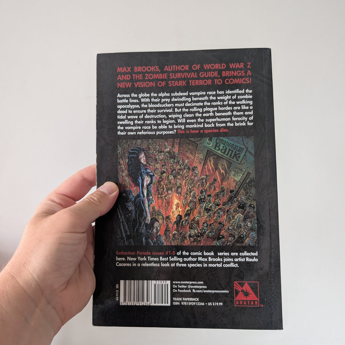 The Extinction Parade Volume 1 by Max Brooks