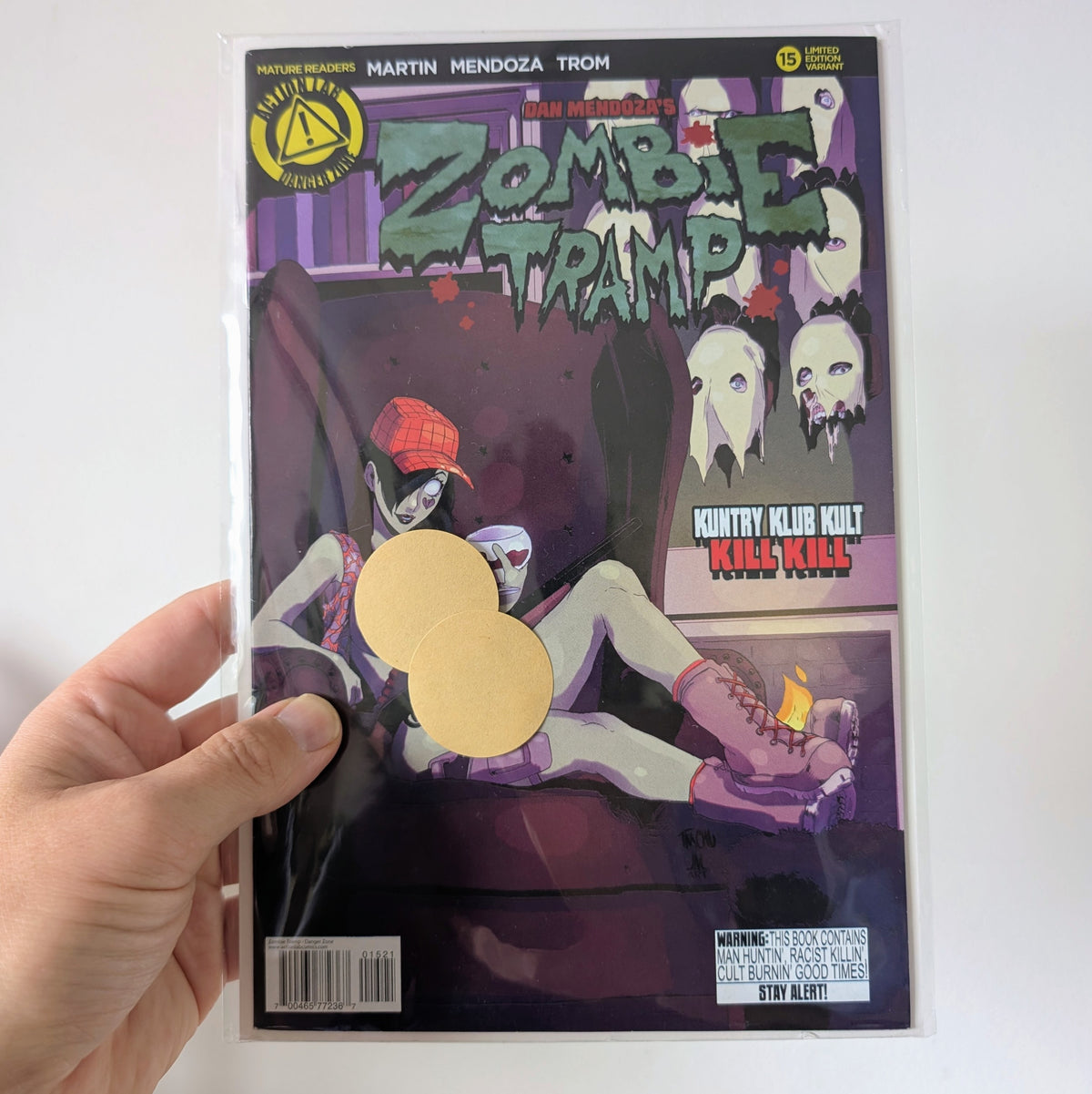 Zombie Tramp #15 TMChu Risque Variant Cover