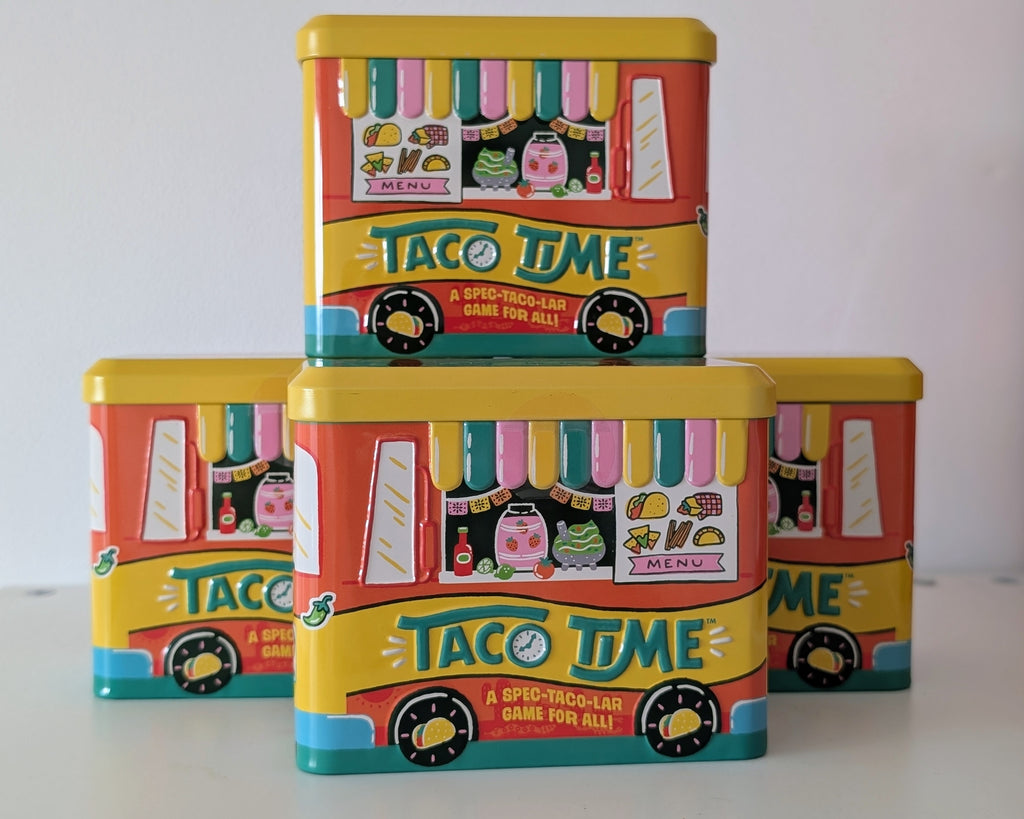 Taco Time: A Spec-Taco-Lar Game For All Dice/Board Game New in Tin