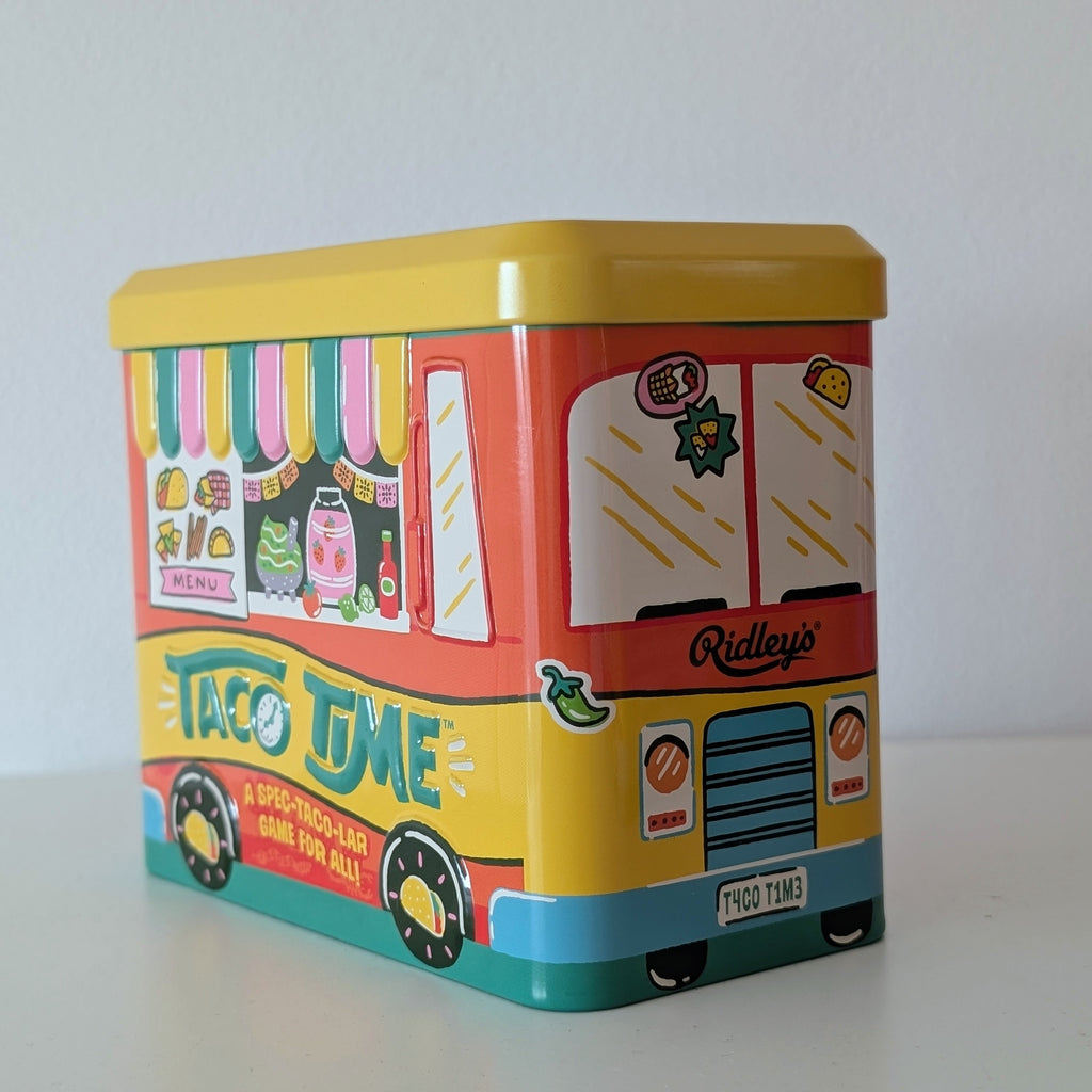 Taco Time: A Spec-Taco-Lar Game For All Dice/Board Game New in Tin