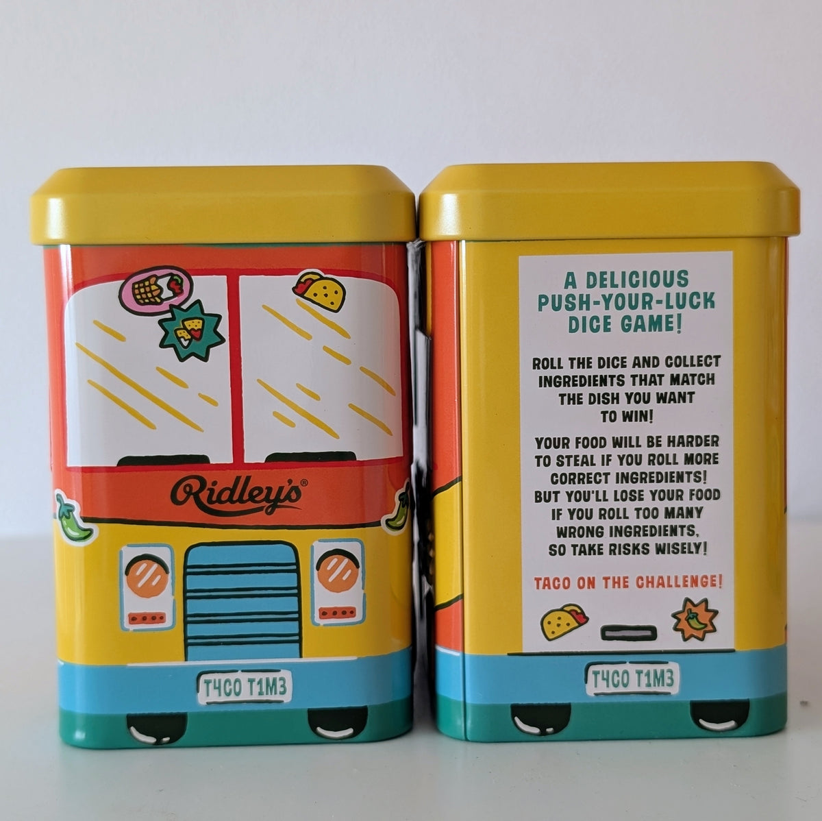 Taco Time: A Spec-Taco-Lar Game For All Dice/Board Game New in Tin